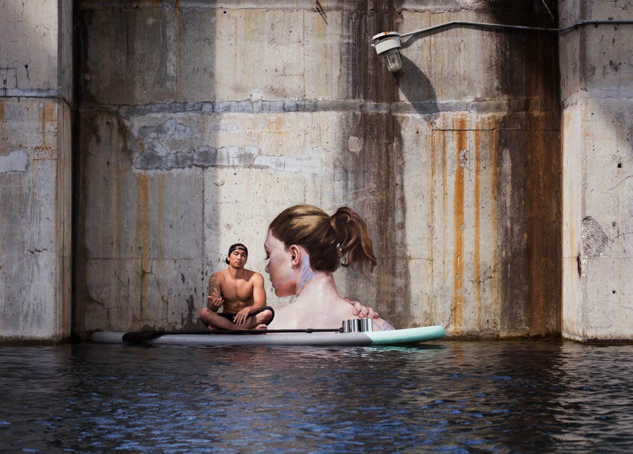Шон Йоро, Sean Yoro, портреты над водой