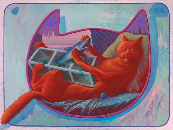 коты в искусстве, Егор Кошелев, "Красный гурман"