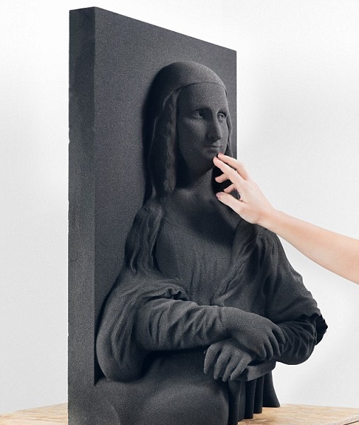 Мона Лиза, трёхмерное искусство, искусство для слепых