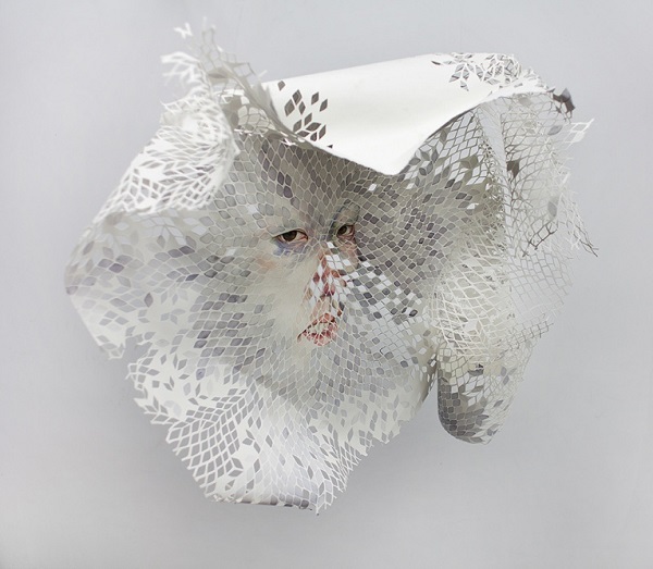 Тимоти Ли, Timothy Hyunsoo Lee, живопись, бумажная скульптура, клетки