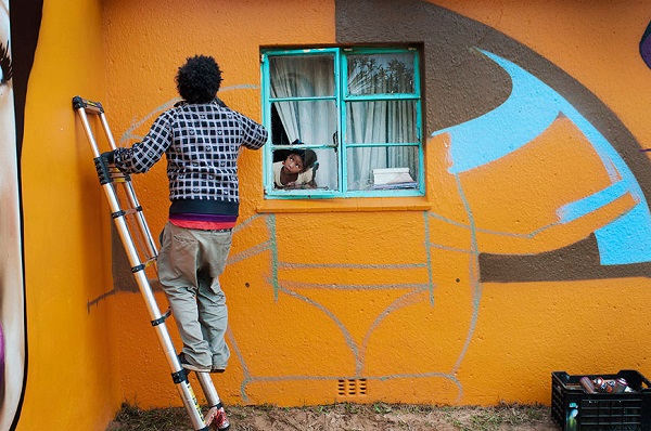 Falko One, Rasty, граффити, стрит-арт, Африка