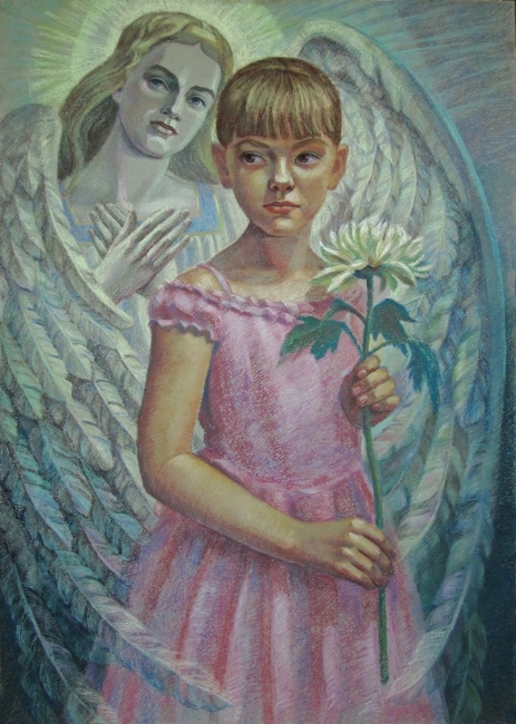 "портрет Натеньки с Ангелом-Хранителем"