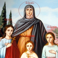 Икона Веры Надежды Любви и матери Софии