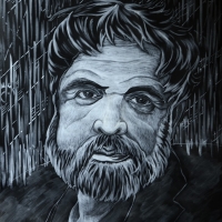 Портрет художника В. Сидура
