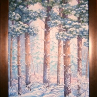 Морозный лес