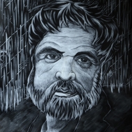 Портрет художника В. Сидура