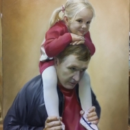 Отец с дочерью