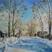 Морозный день в Соликамске
