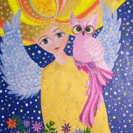Ангел с птицей Счастья