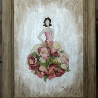 Дама в цветочном платье