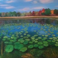 Озеро с лилиями 