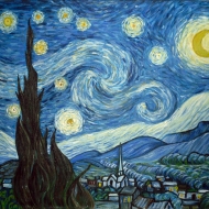 Картина Ван Гог Звездная ночь (копия)