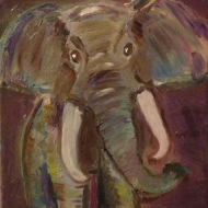Фиолетовый слон 