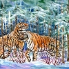 Тигры зимой