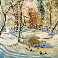 Зима в парке 