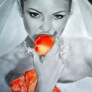 Невеста с персиком