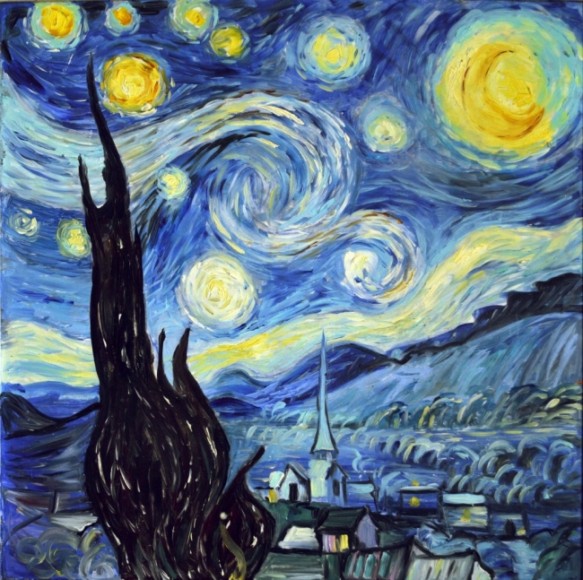 Копия " Звёздная ночь" В.Ван Гог