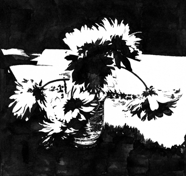 Цветы в черном / Flowers in black