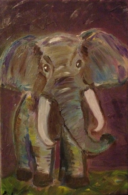 Фиолетовый слон 