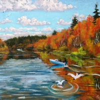 ​Осень на реке