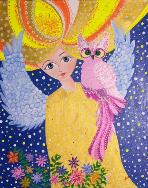 Ангел с птицей Счастья