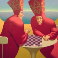 Играющие в шашки