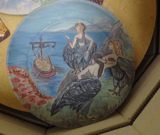 Роспись тарелок по мифологическим сюжетам