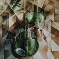 Зелёная скрипка. Пост-кубофутуризм