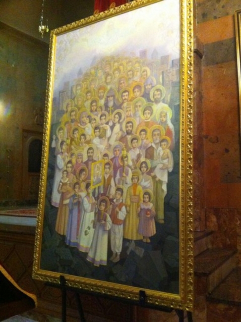 Икона святых мучеников Геноцида армян (копия)
