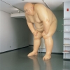Боян Му (Mu Boyan): Скульптуры толстых людей