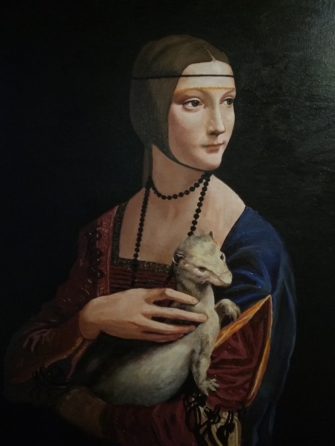 Дама с горностаем, Копия картины Леонардо да Винчи