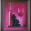 Натюрморт  с  виноградом и вином # 11.