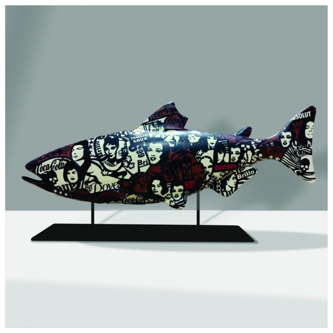 Скульптура интерьерная "Рыба Энди"