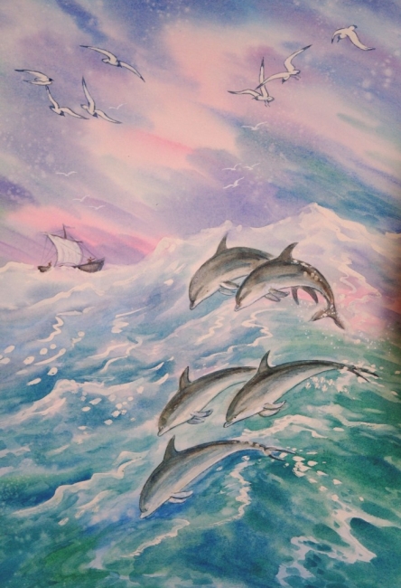 Дельфины.