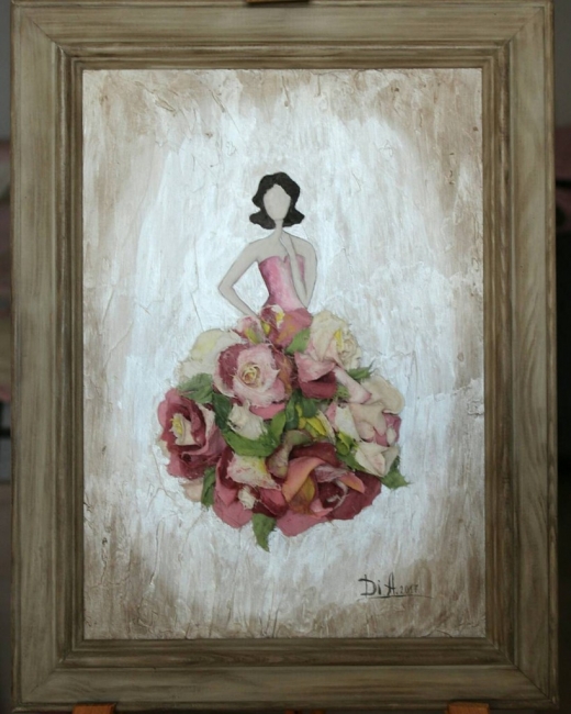 Дама в цветочном платье