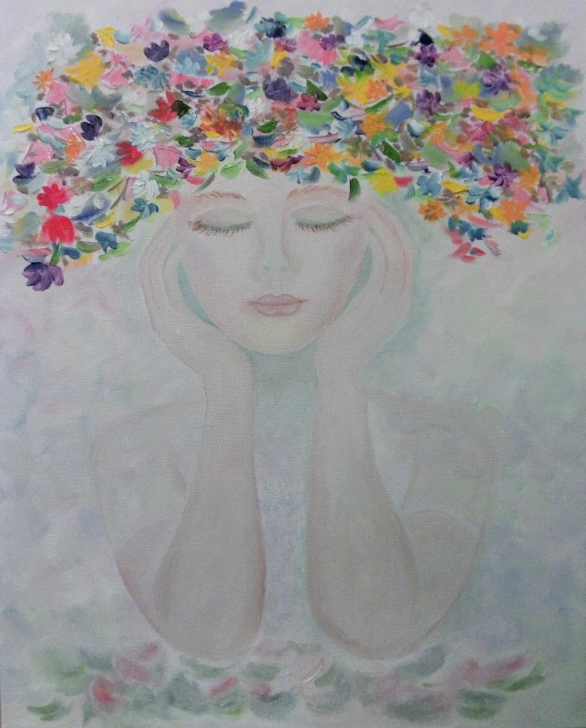 Девушка-Весна | Живопись | Автор: Лейла-Арт - DotArt.info
