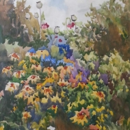 Цветы в саду