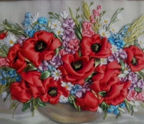 Герасимова Светлана: Вышивка атласными лентами