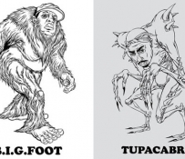 Парди Алекс (Alex Pardee): Футболки с рэперами