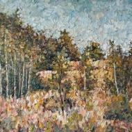 Вид из окна летней мастерской