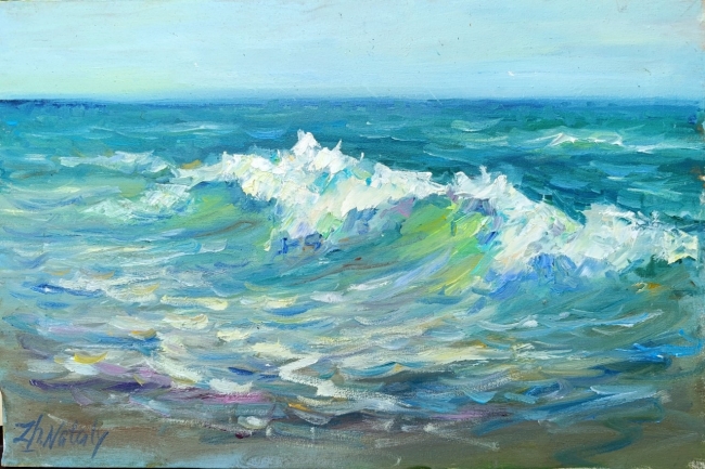 Волна. Чёрное море. Пленэр ZhNataly