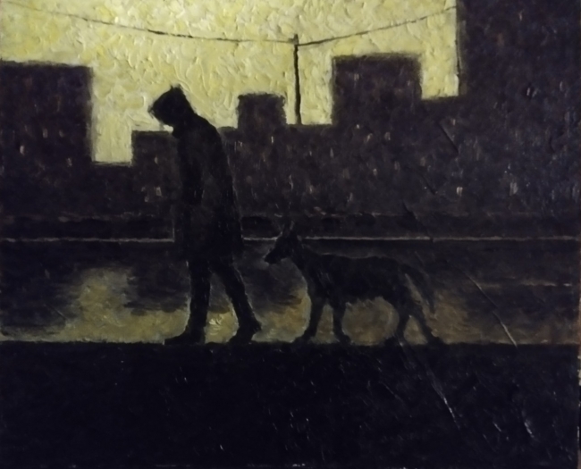 Человек с собакой