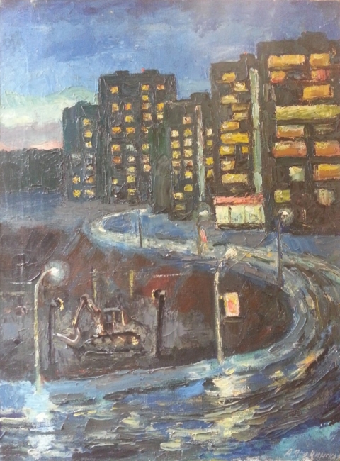 Вечер в городе