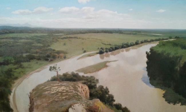 Кубанские просторы. Над Кубань рекой