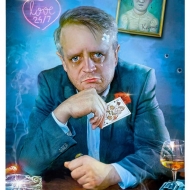 Грустный шарж «Прощай любимая» 