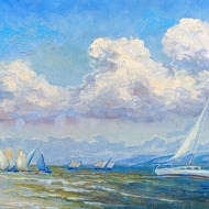 Регата. Серия «яхт-клуб», пленэр ZhNataly