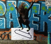 2new4streetview: Воображаемый кикфлип (kickflip)