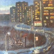 Вечер в городе