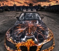 Аэрография и автомобили