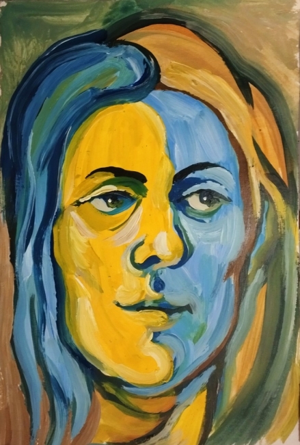 Юля Ракитина - жовто-блакитина